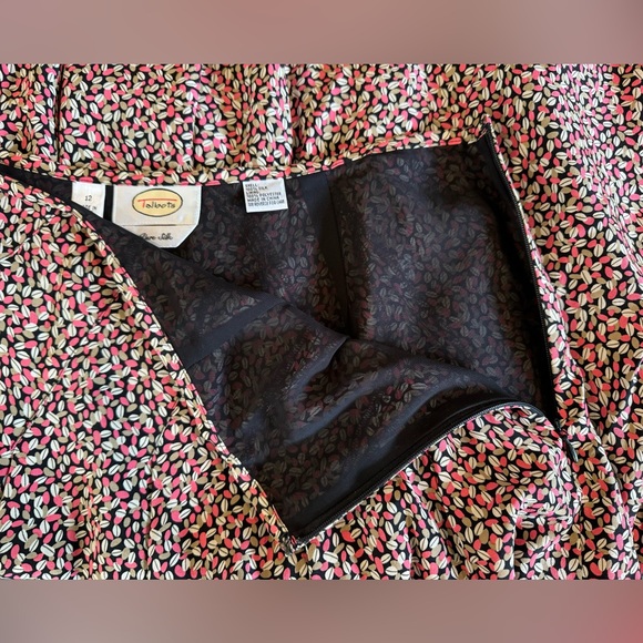 Talbots Women’s multi colored print skirt size 12 - Picture 7 of 8